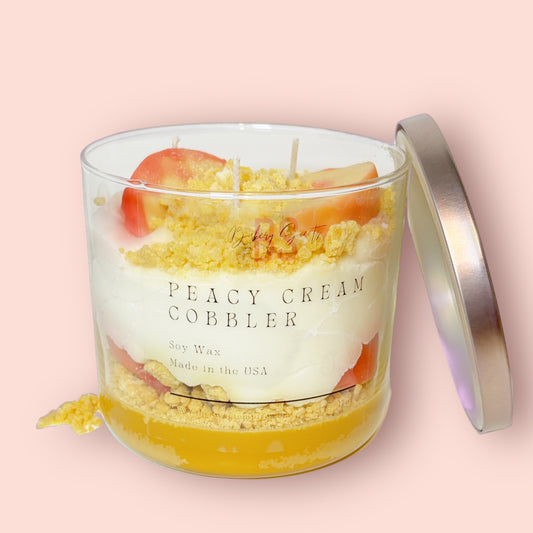 Peachy Cream Cobbler